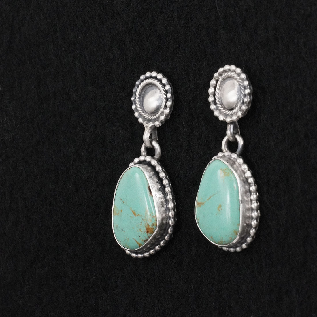 Darrin Livingston Turquoise & Sterling Silver Earrings