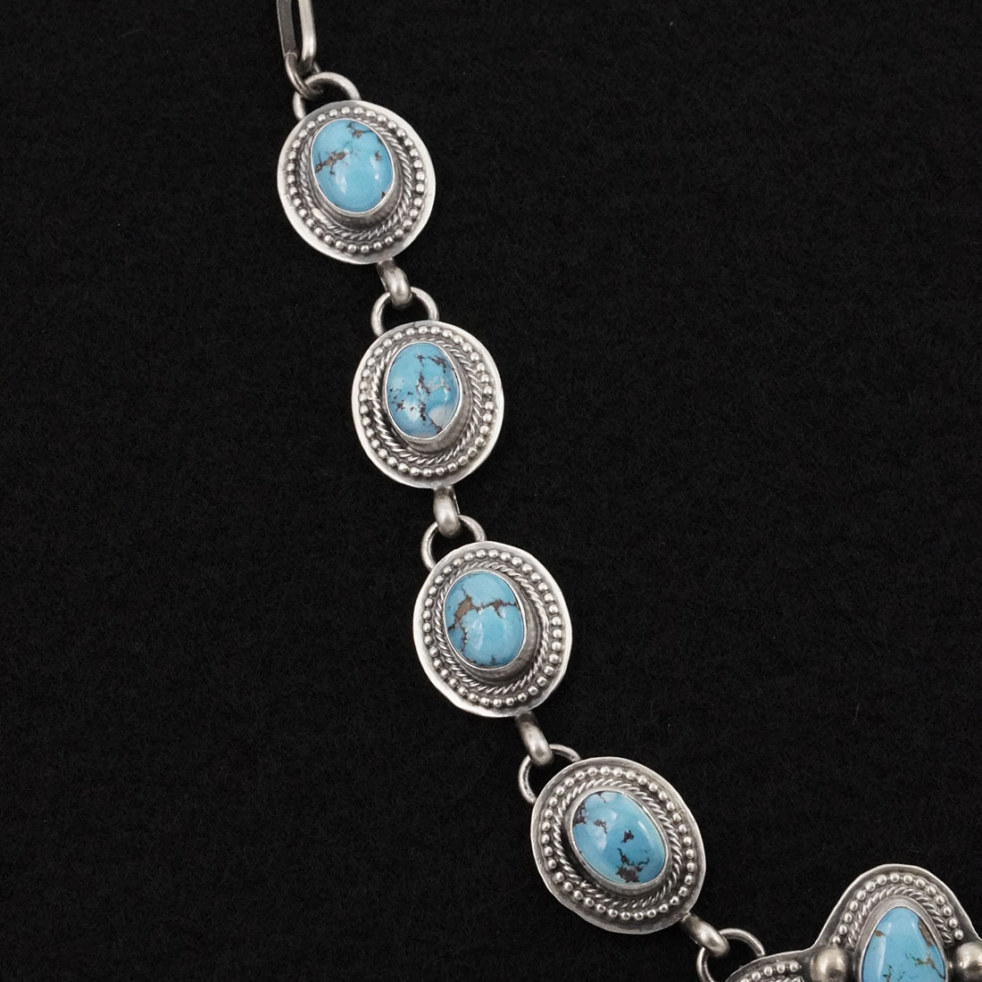 Kathleen Livingston Turquoise & Sterling Silver Necklace Set