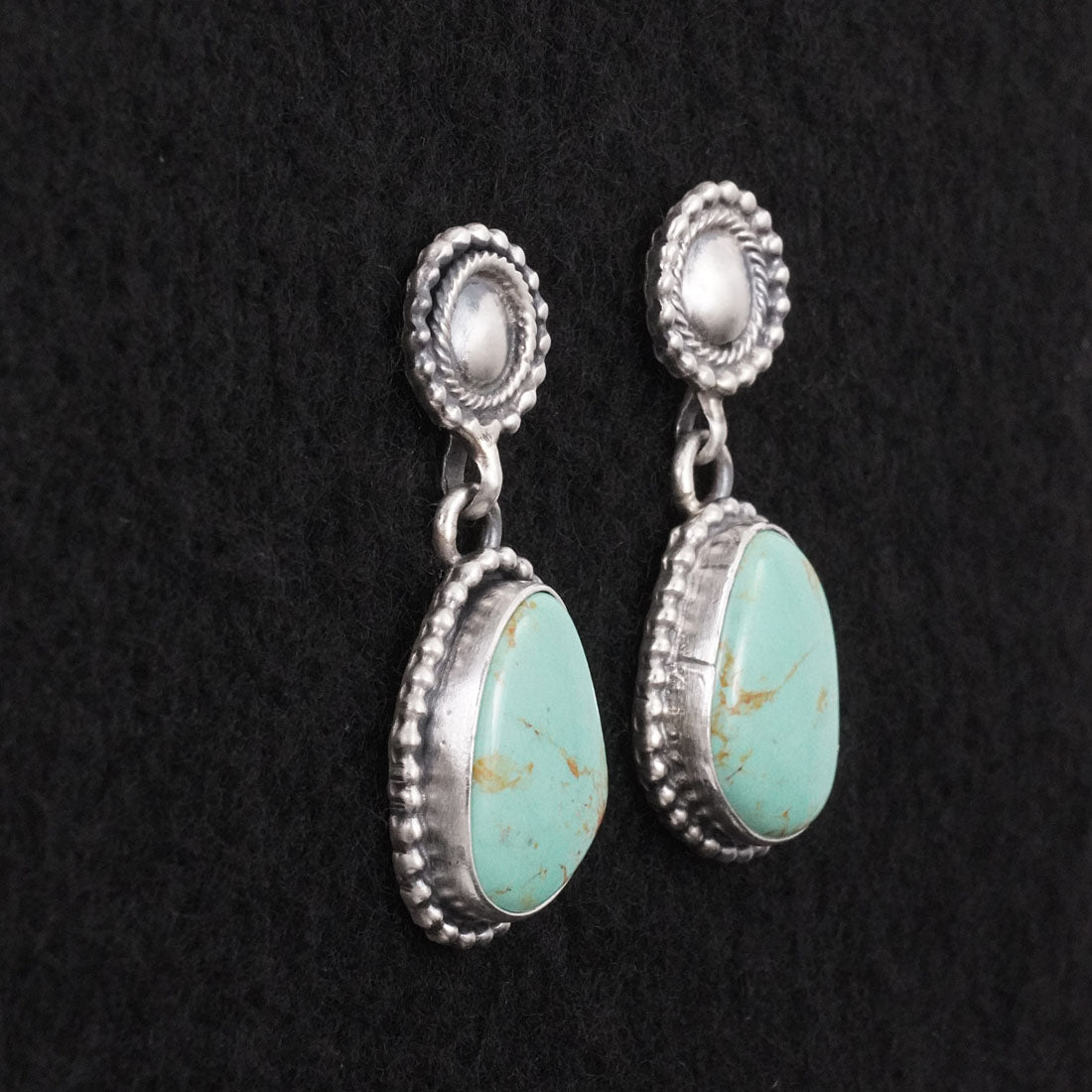 Darrin Livingston Turquoise & Sterling Silver Earrings