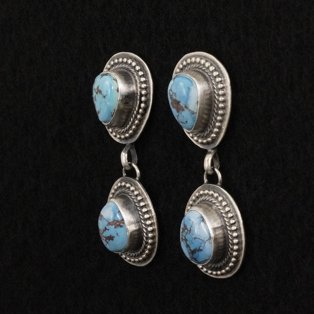Kathleen Livingston Turquoise & Sterling Silver Necklace Set