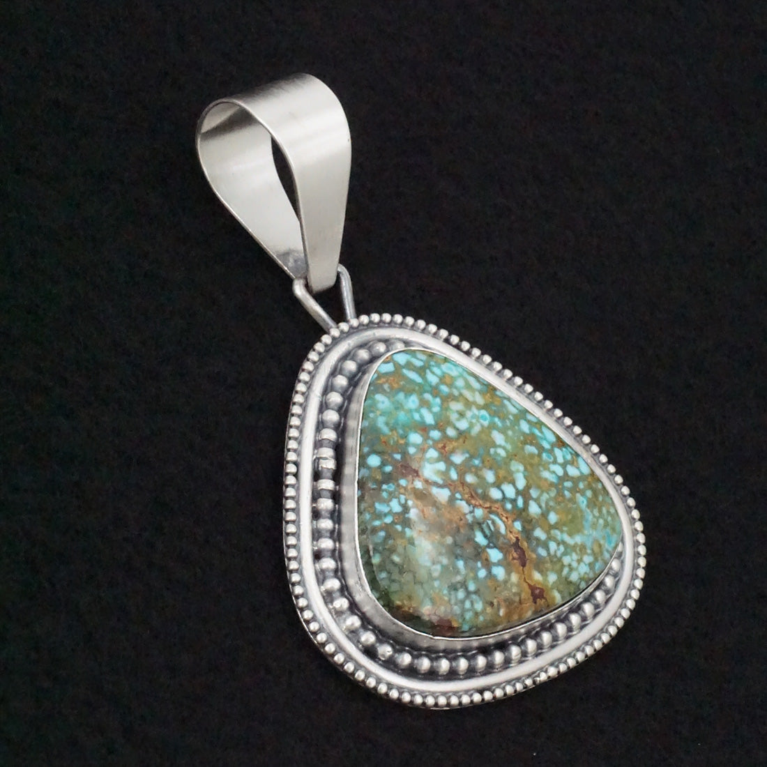 Daniel Benally Turquoise & Sterling Silver Pendant