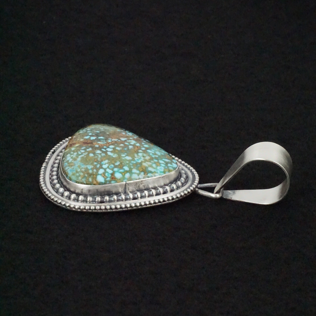 Daniel Benally Turquoise & Sterling Silver Pendant