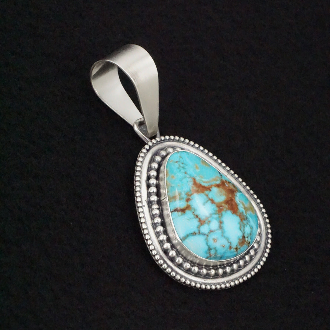 Daniel Benally Turquoise & Sterling Silver Pendant