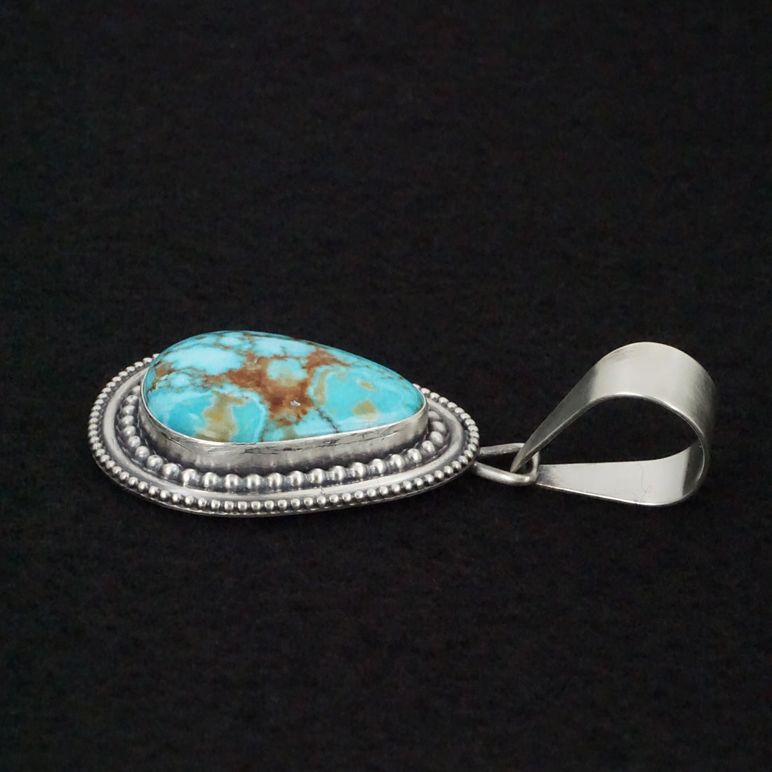 Daniel Benally Turquoise & Sterling Silver Pendant