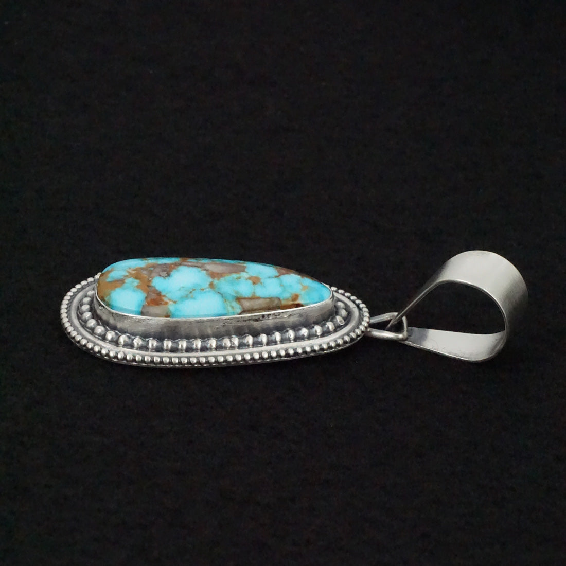 Daniel Benally Turquoise & Sterling Silver Pendant