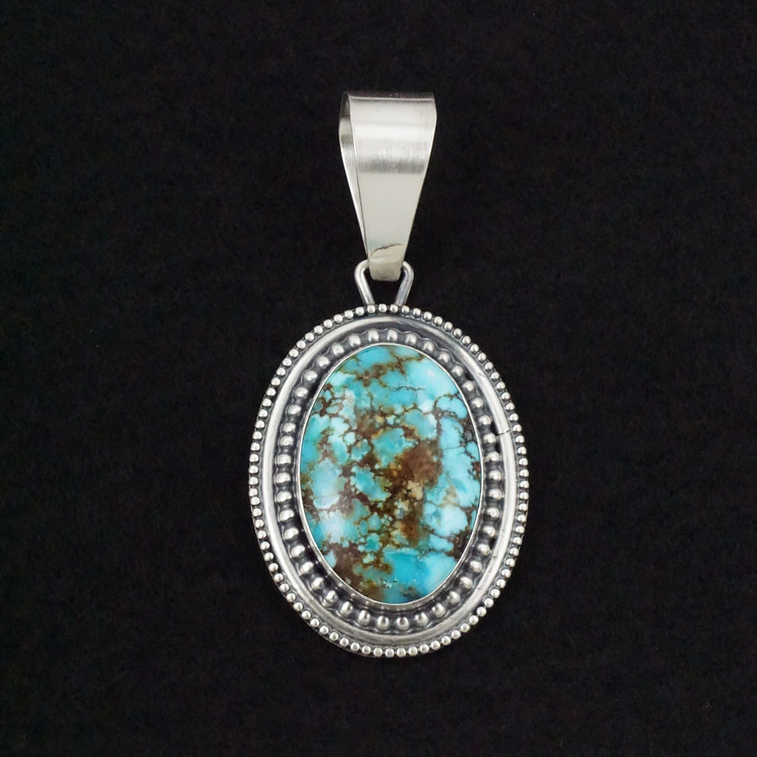 Daniel Benally Turquoise & Sterling Silver Pendant