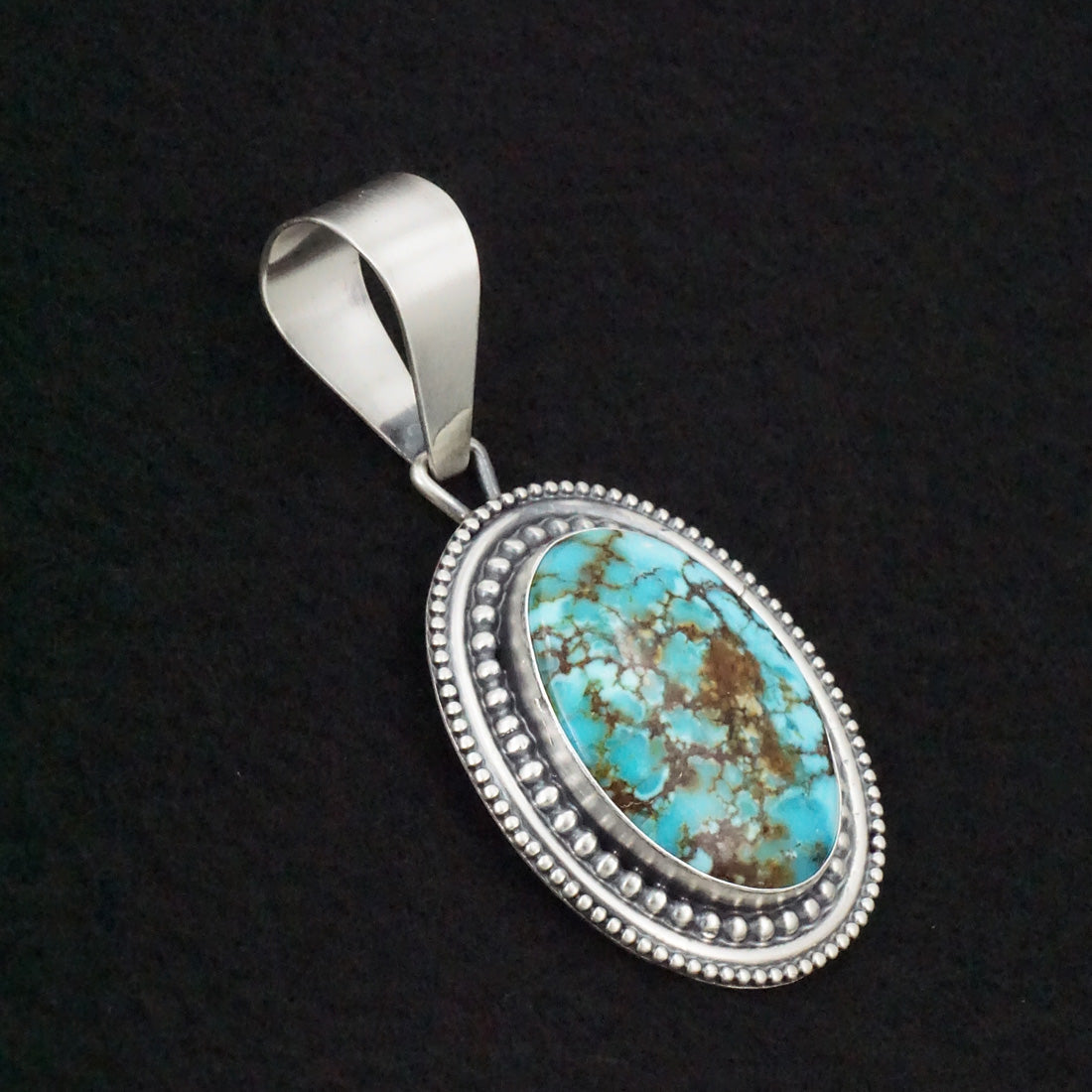 Daniel Benally Turquoise & Sterling Silver Pendant