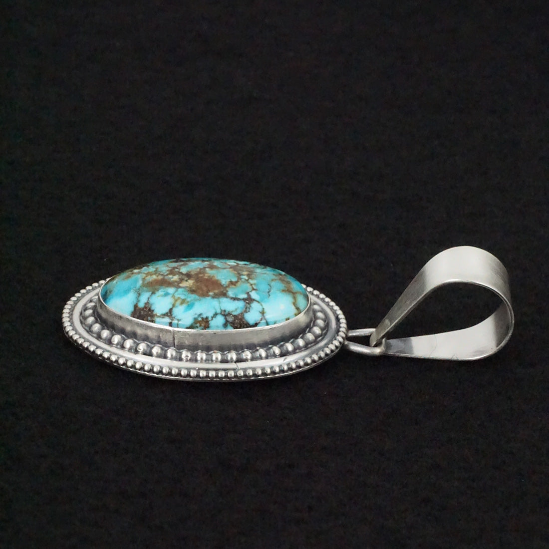 Daniel Benally Turquoise & Sterling Silver Pendant