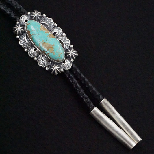 Darrin Livingston Turquoise & Sterling Silver Bolo Tie