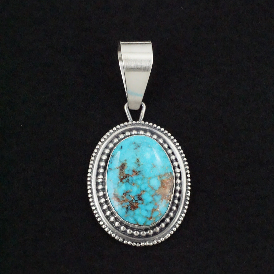 Daniel Benally Turquoise & Sterling Silver Pendant