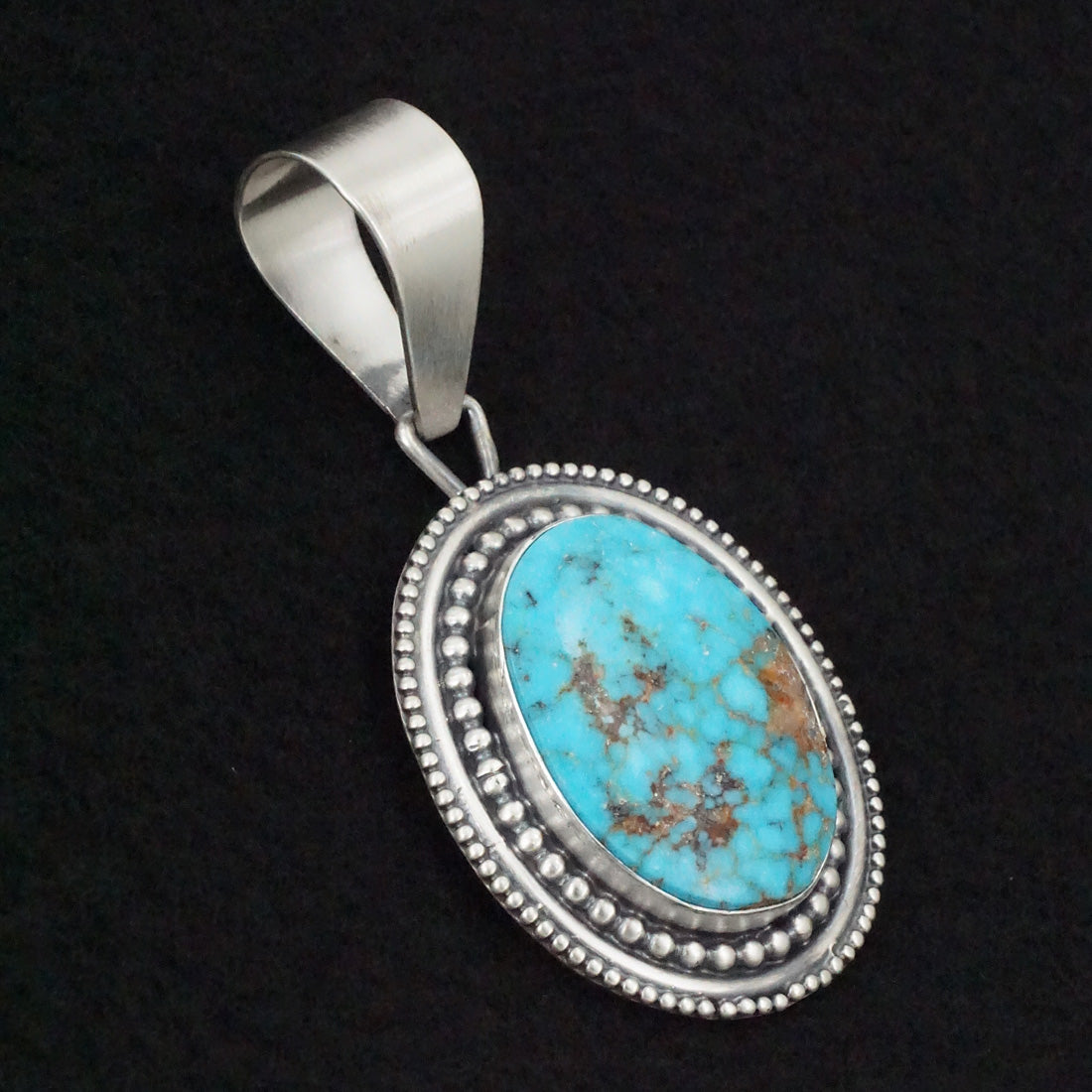 Daniel Benally Turquoise & Sterling Silver Pendant