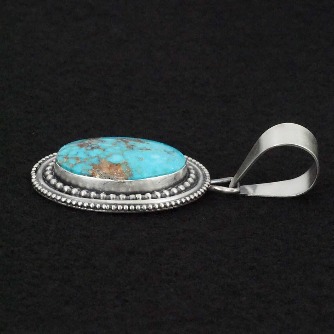 Daniel Benally Turquoise & Sterling Silver Pendant