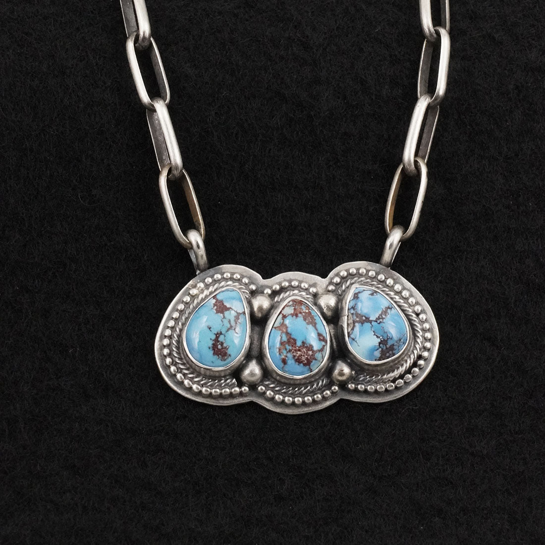 Kathleen Livingston Turquoise & Sterling Silver Necklace