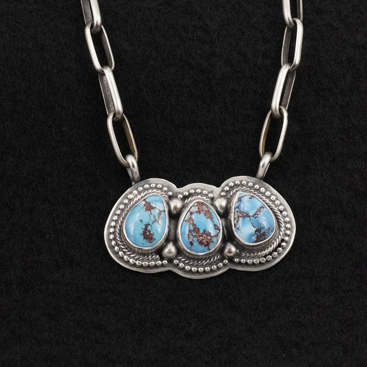 Kathleen Livingston Turquoise & Sterling Silver Necklace