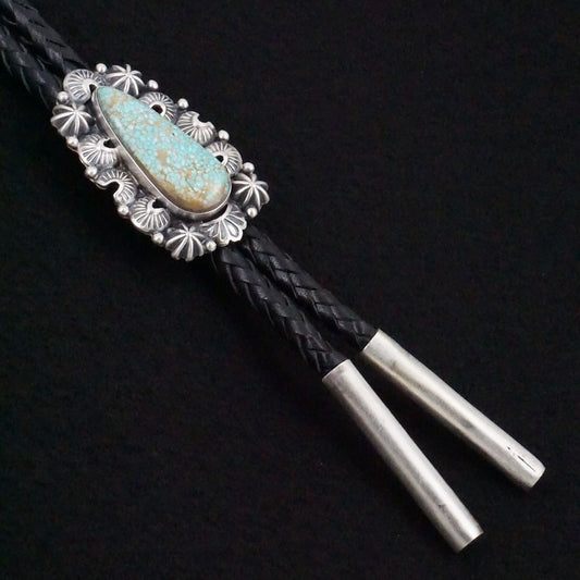 Darrin Livingston Turquoise & Sterling Silver Bolo Tie