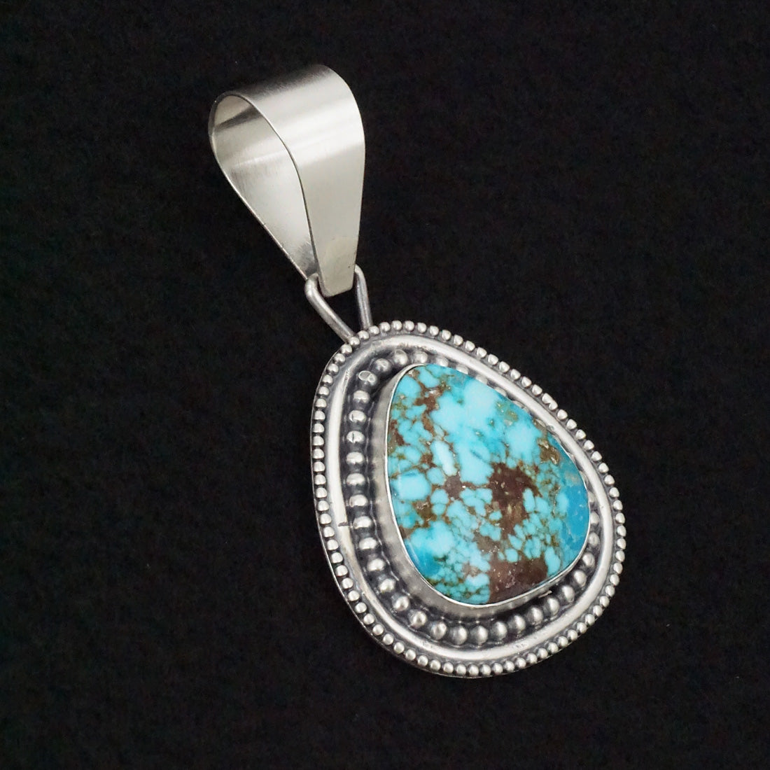 Daniel Benally Turquoise & Sterling Silver Pendant