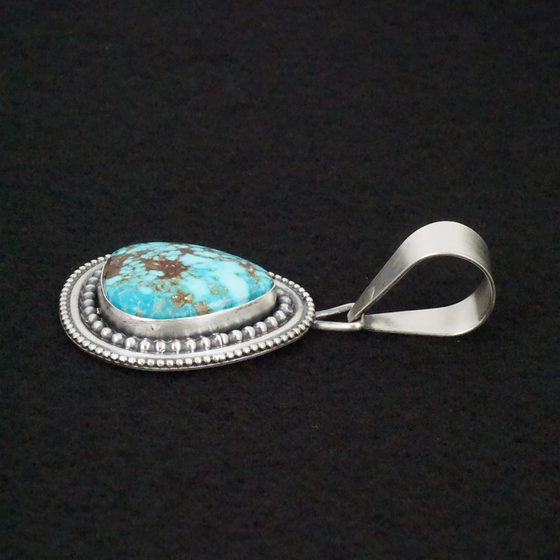 Daniel Benally Turquoise & Sterling Silver Pendant