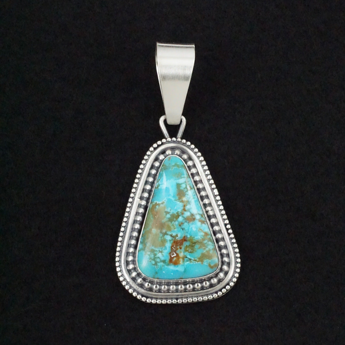 Daniel Benally Turquoise & Sterling Silver Pendant