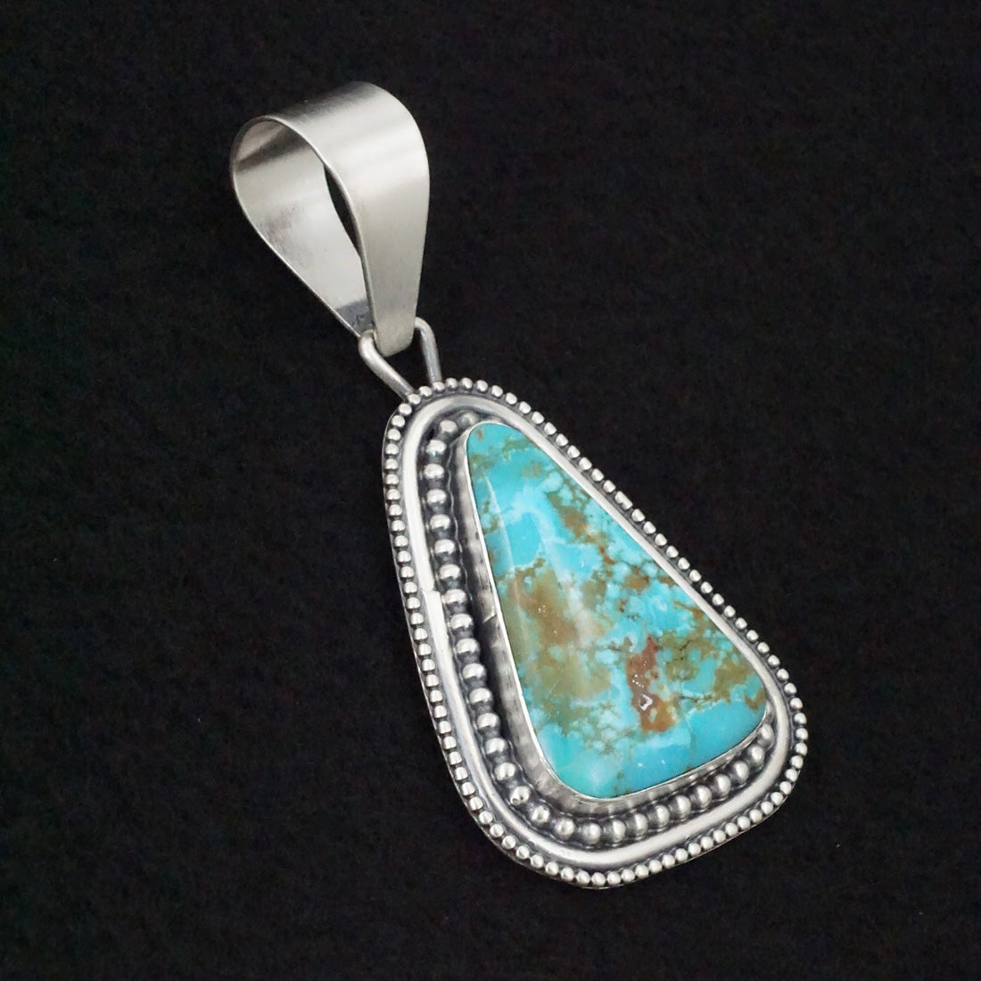 Daniel Benally Turquoise & Sterling Silver Pendant