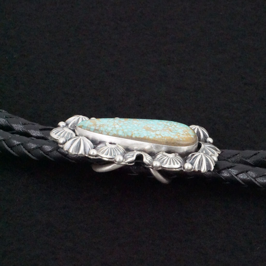 Darrin Livingston Turquoise & Sterling Silver Bolo Tie