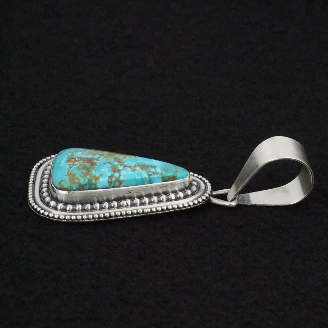 Daniel Benally Turquoise & Sterling Silver Pendant