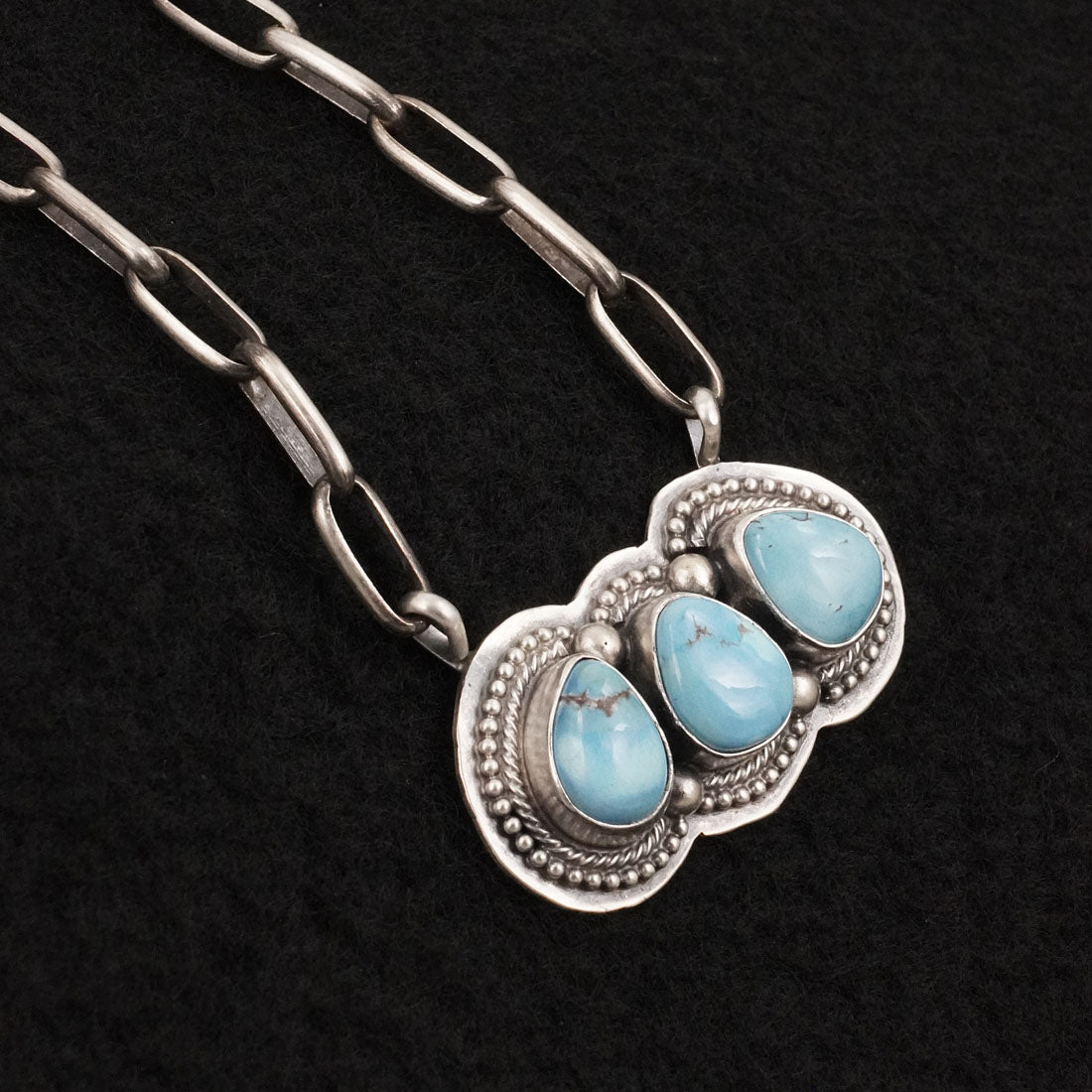 Kathleen Livingston Turquoise & Sterling Silver Necklace
