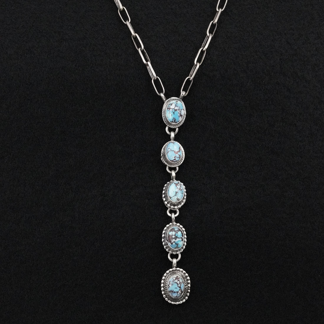 Bobby Johnson Turquoise & Sterling Silver Necklace