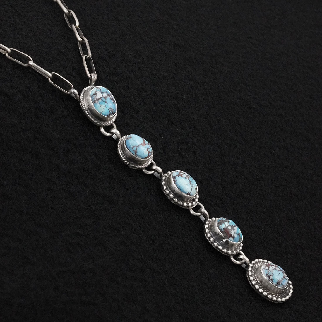 Bobby Johnson Turquoise & Sterling Silver Necklace
