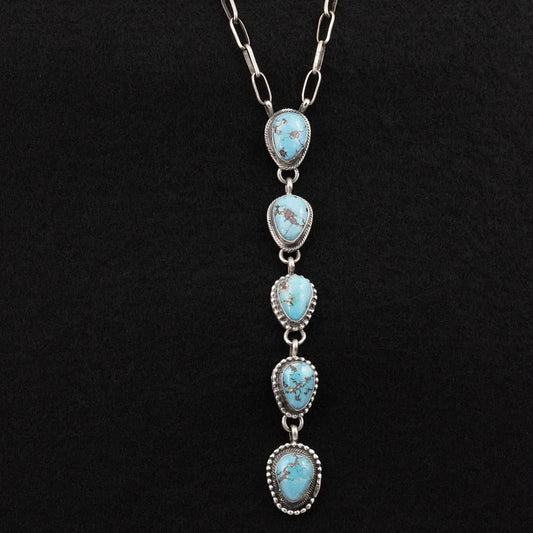 Bobby Johnson Turquoise & Sterling Silver Necklace