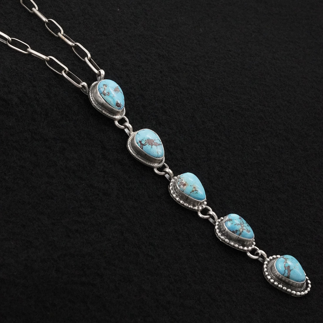 Bobby Johnson Turquoise & Sterling Silver Necklace