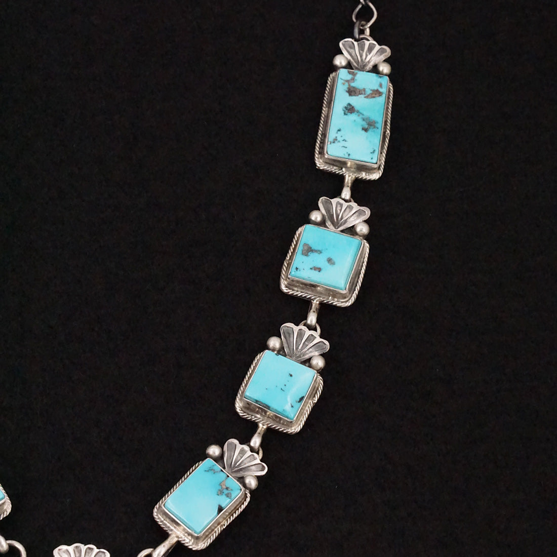 Paul Livingston Turquoise & Sterling Silver Necklace Set