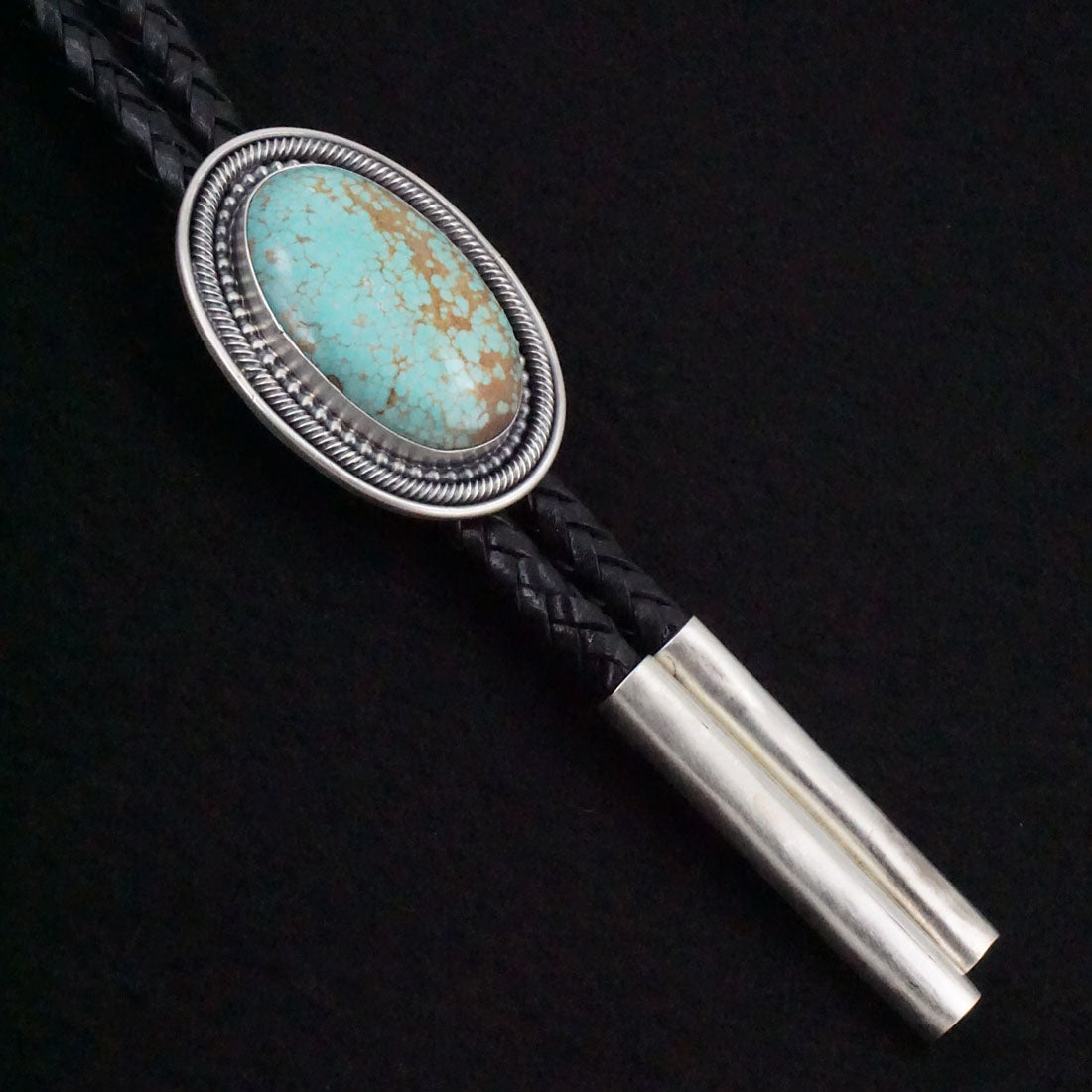 Darrin Livingston Turquoise & Sterling Silver Bolo Tie