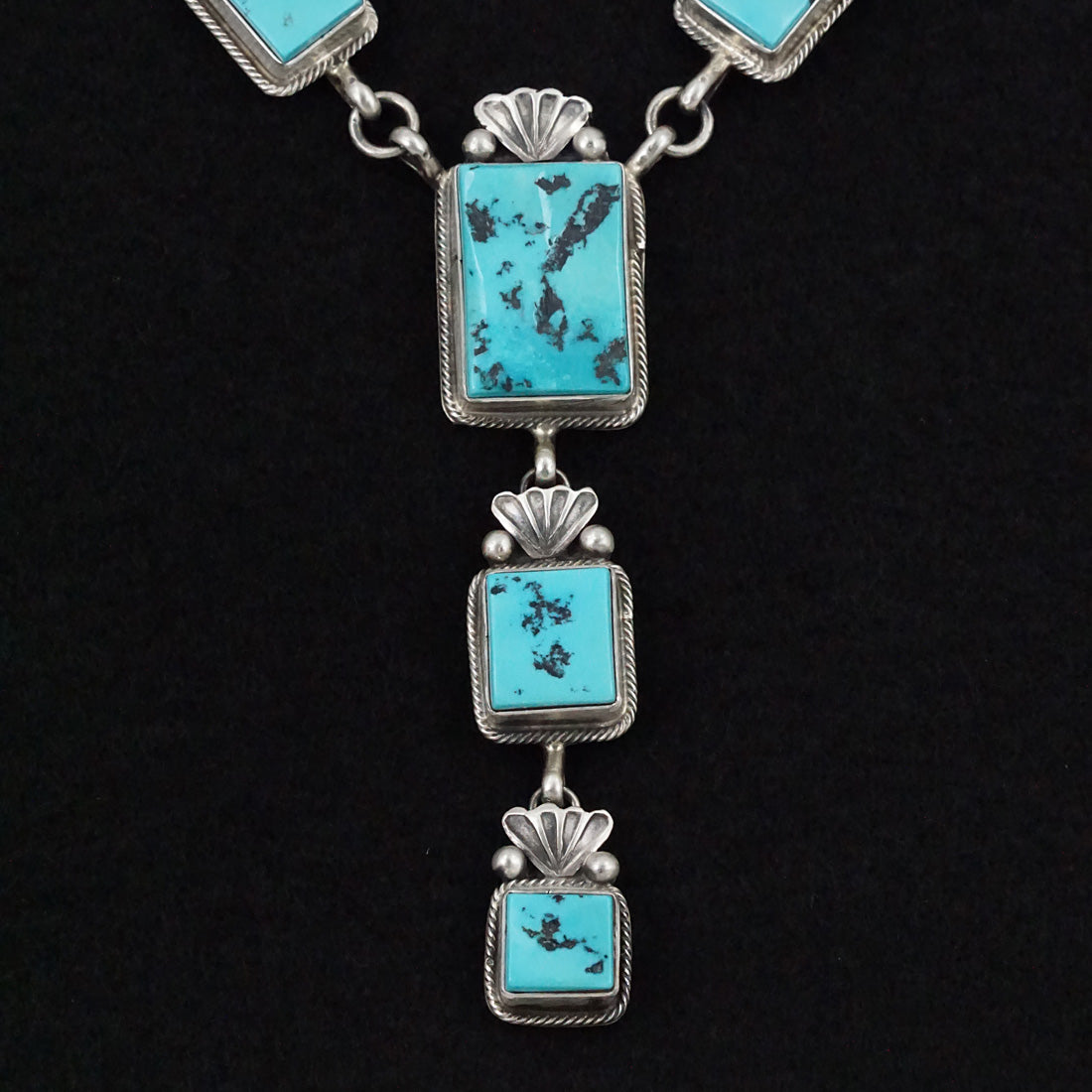 Paul Livingston Turquoise & Sterling Silver Necklace Set