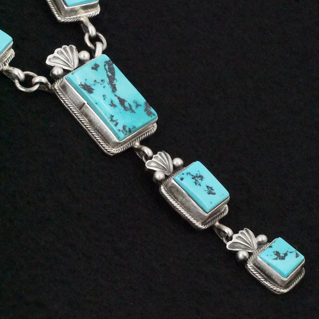 Paul Livingston Turquoise & Sterling Silver Necklace Set