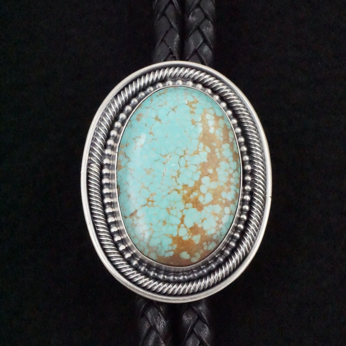 Darrin Livingston Turquoise & Sterling Silver Bolo Tie