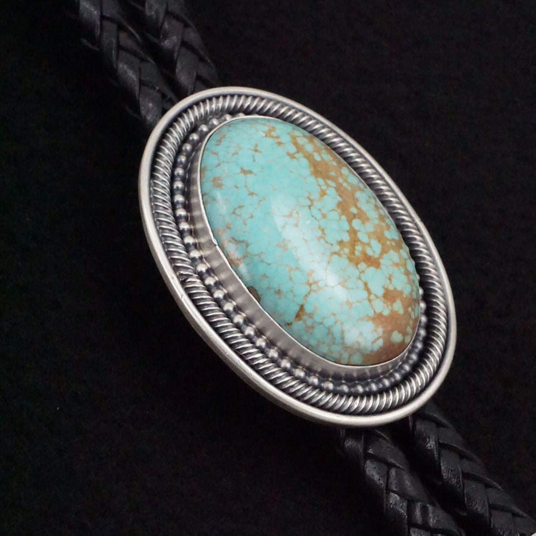 Darrin Livingston Turquoise & Sterling Silver Bolo Tie