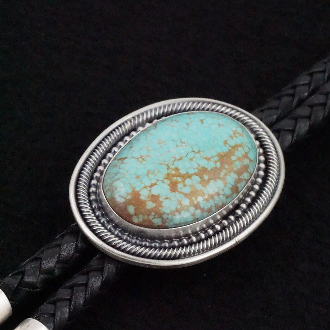 Darrin Livingston Turquoise & Sterling Silver Bolo Tie