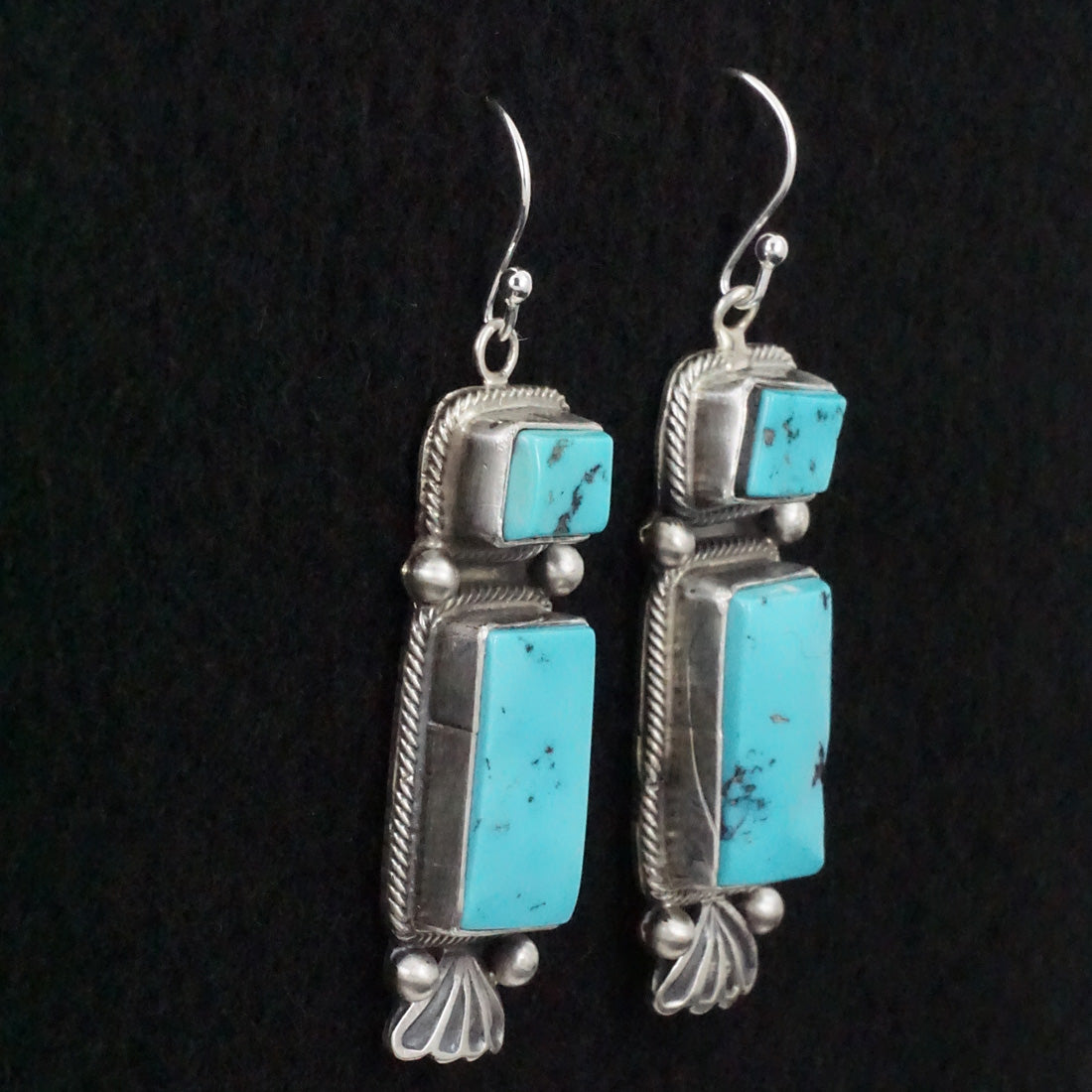 Paul Livingston Turquoise & Sterling Silver Necklace Set