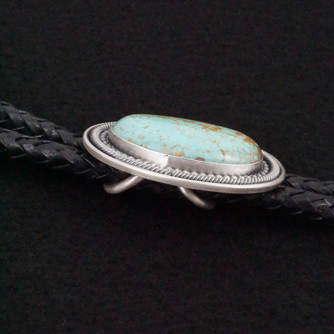 Darrin Livingston Turquoise & Sterling Silver Bolo Tie