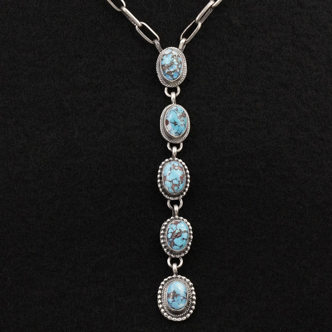 Bobby Johnson Turquoise & Sterling Silver Necklace