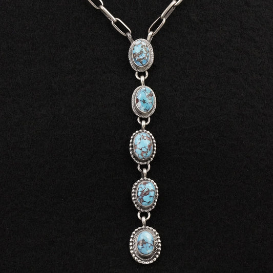 Bobby Johnson Turquoise & Sterling Silver Necklace