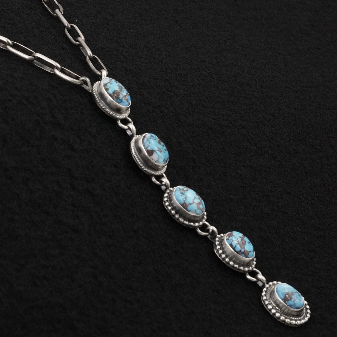Bobby Johnson Turquoise & Sterling Silver Necklace