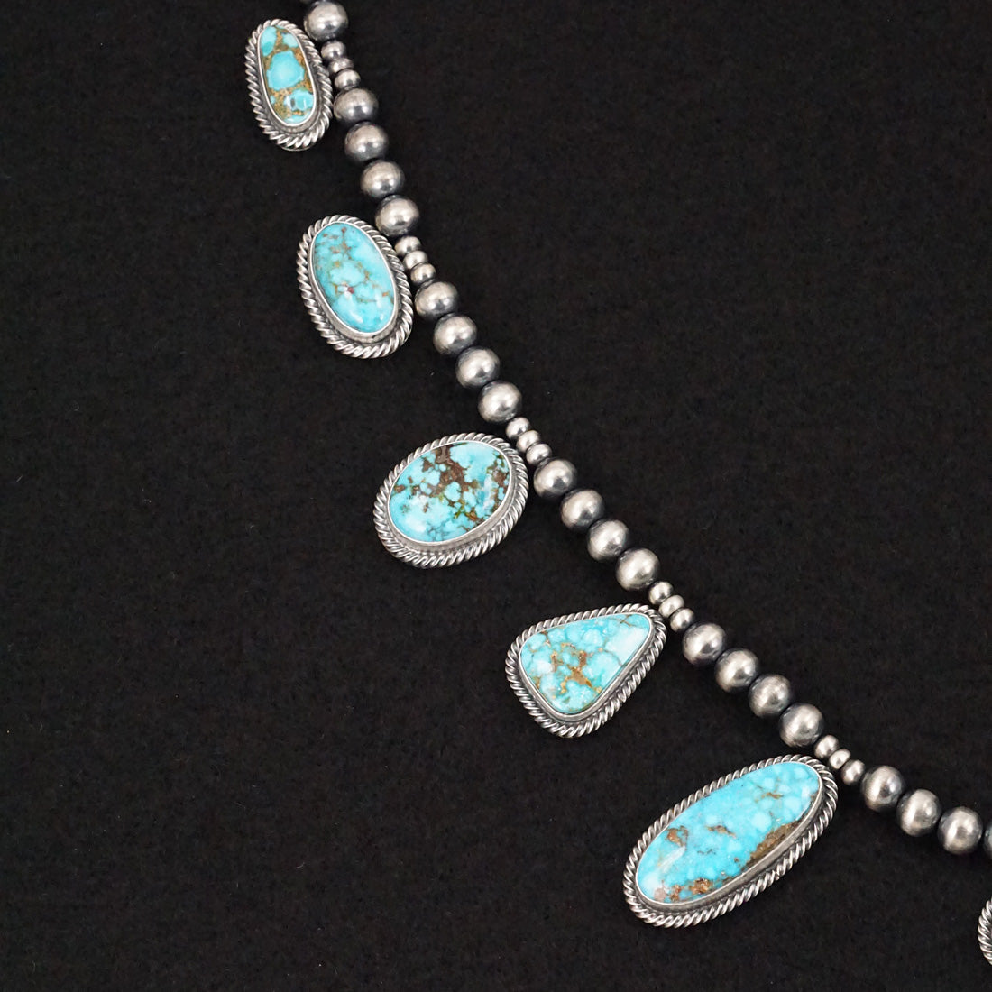 Randy Boyd Turquoise & Sterling Silver Necklace Set