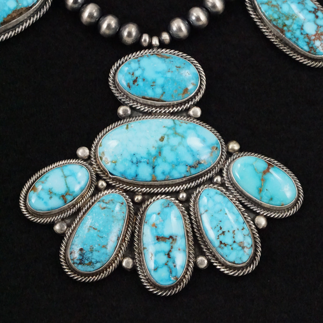 Randy Boyd Turquoise & Sterling Silver Necklace Set