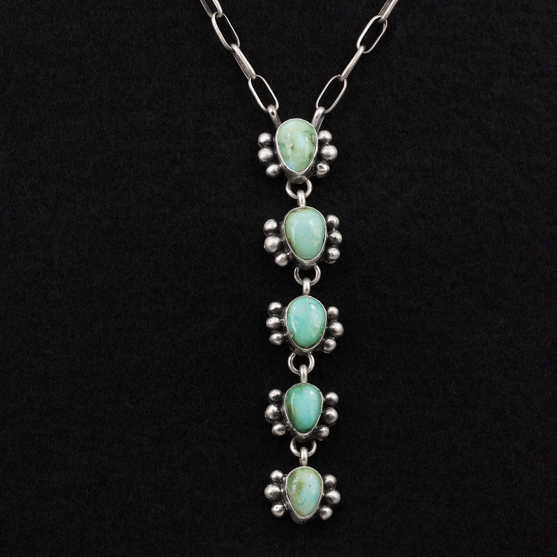 Bobby Johnson Turquoise & Sterling Silver Necklace