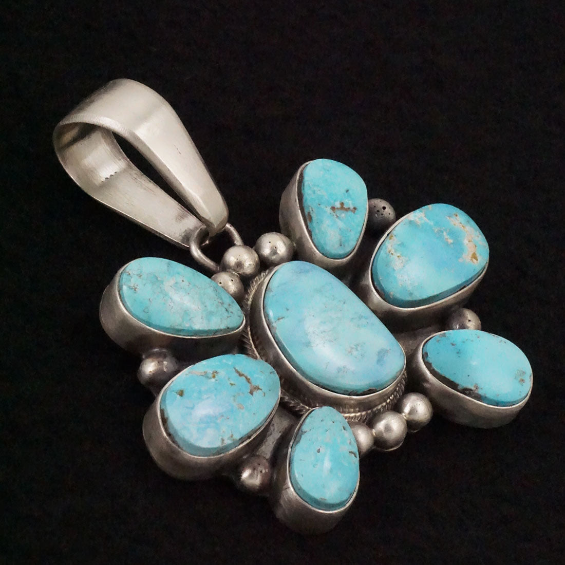 Kathleen Livingston Turquoise & Sterling Silver Pendant