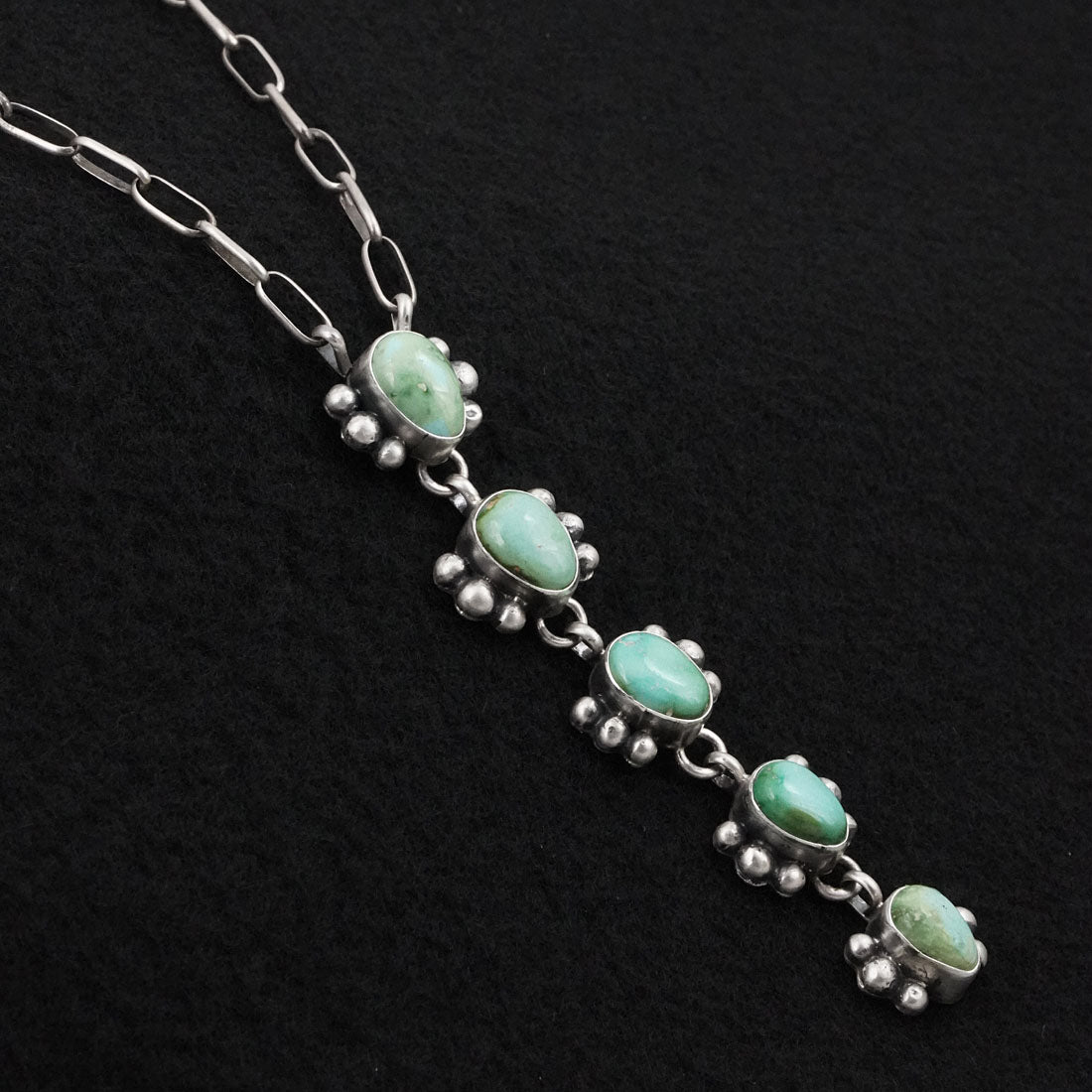 Bobby Johnson Turquoise & Sterling Silver Necklace