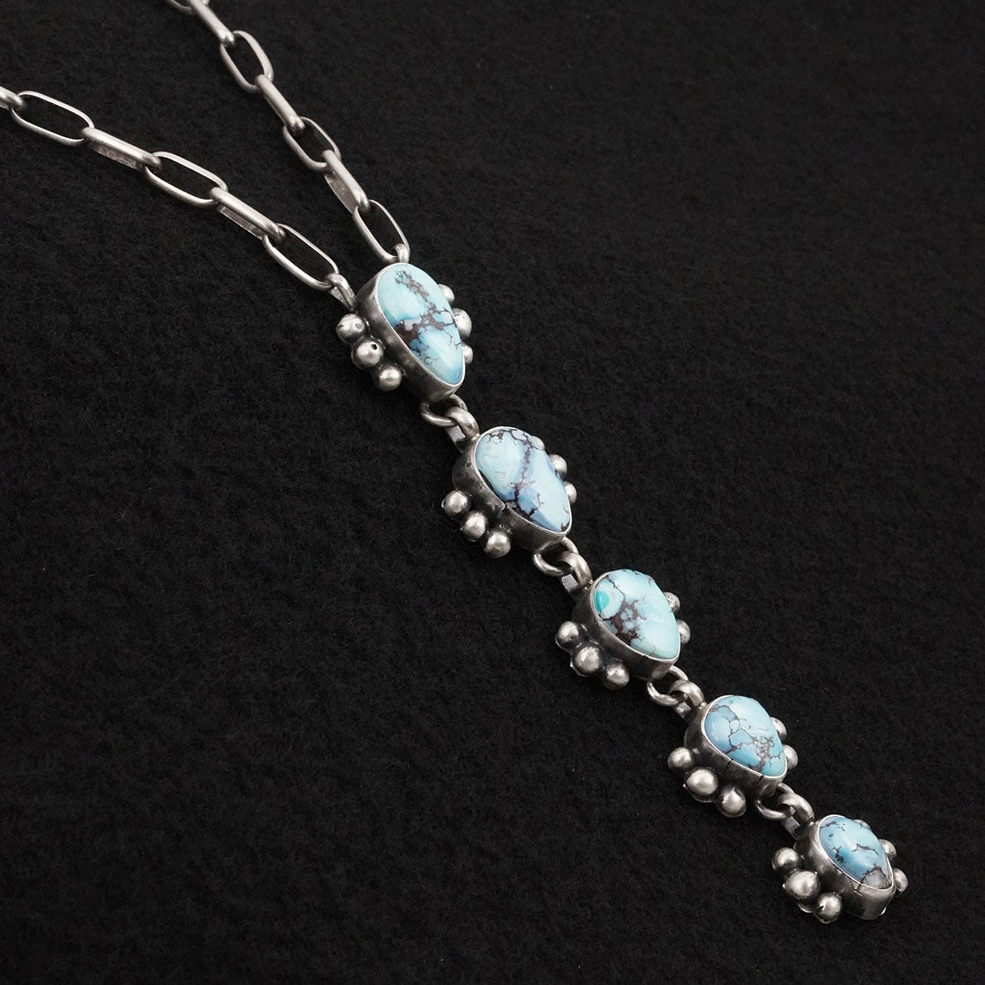 Bobby Johnson Turquoise & Sterling Silver Necklace