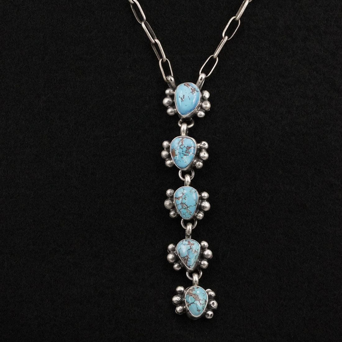 Bobby Johnson Turquoise & Sterling Silver Necklace