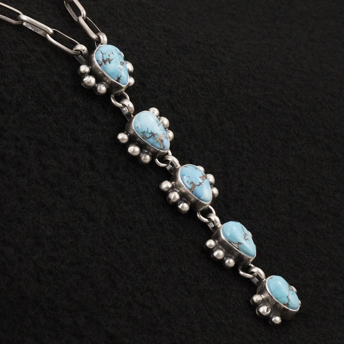 Bobby Johnson Turquoise & Sterling Silver Necklace